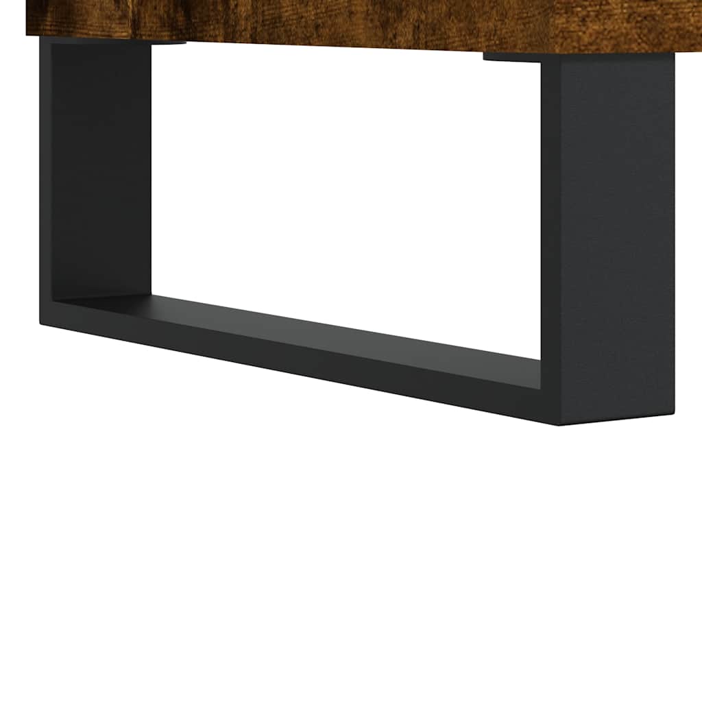 Buffet chêne fumé 40x35x70 cm bois d'ingénierie - XIOS