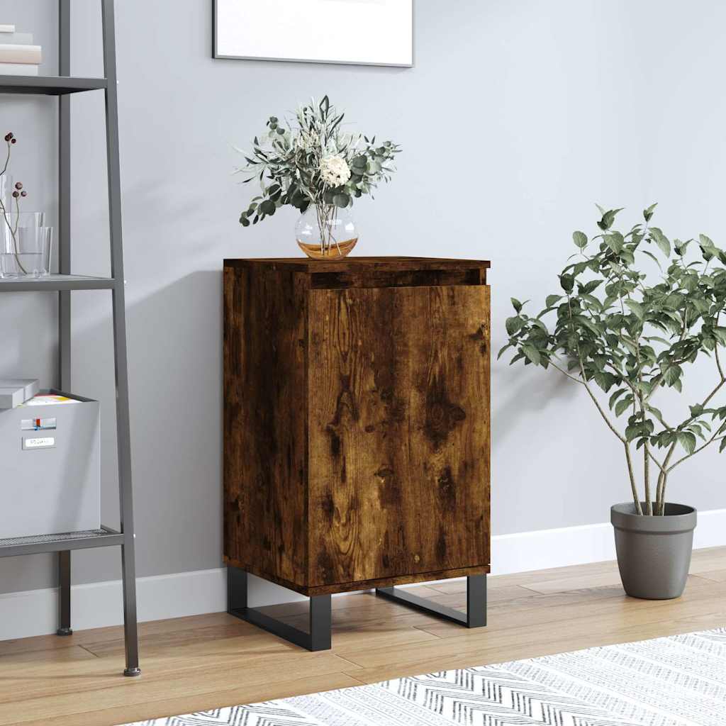 Buffet chêne fumé 40x35x70 cm bois d'ingénierie - XIOS