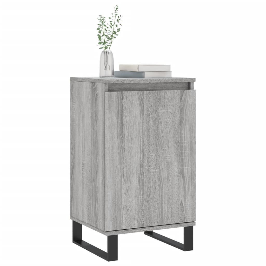 Buffet sonoma gris 40x35x70 cm bois d'ingénierie - XIOS