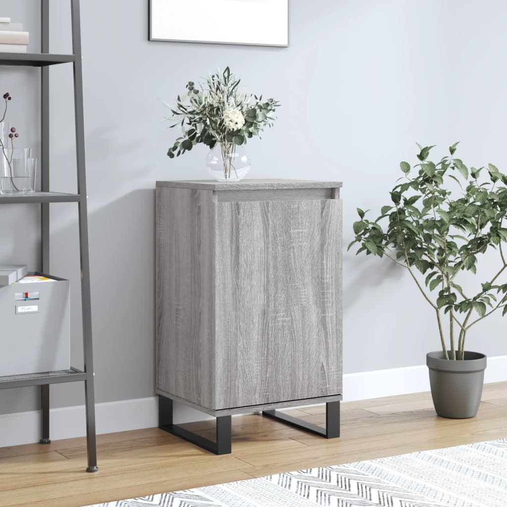 Buffet sonoma gris 40x35x70 cm bois d'ingénierie - XIOS