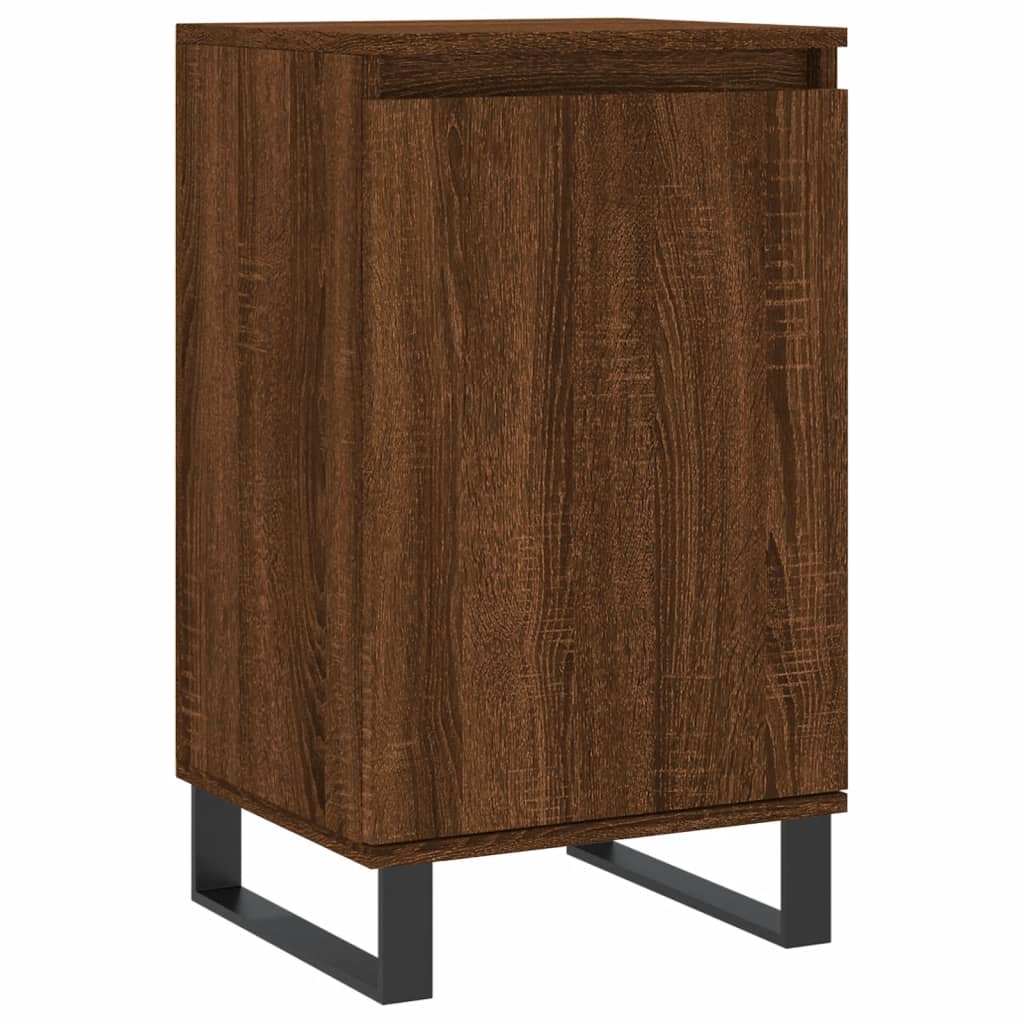 Buffets 2 pcs chêne marron 40x35x70 cm bois d'ingénierie - XIOS