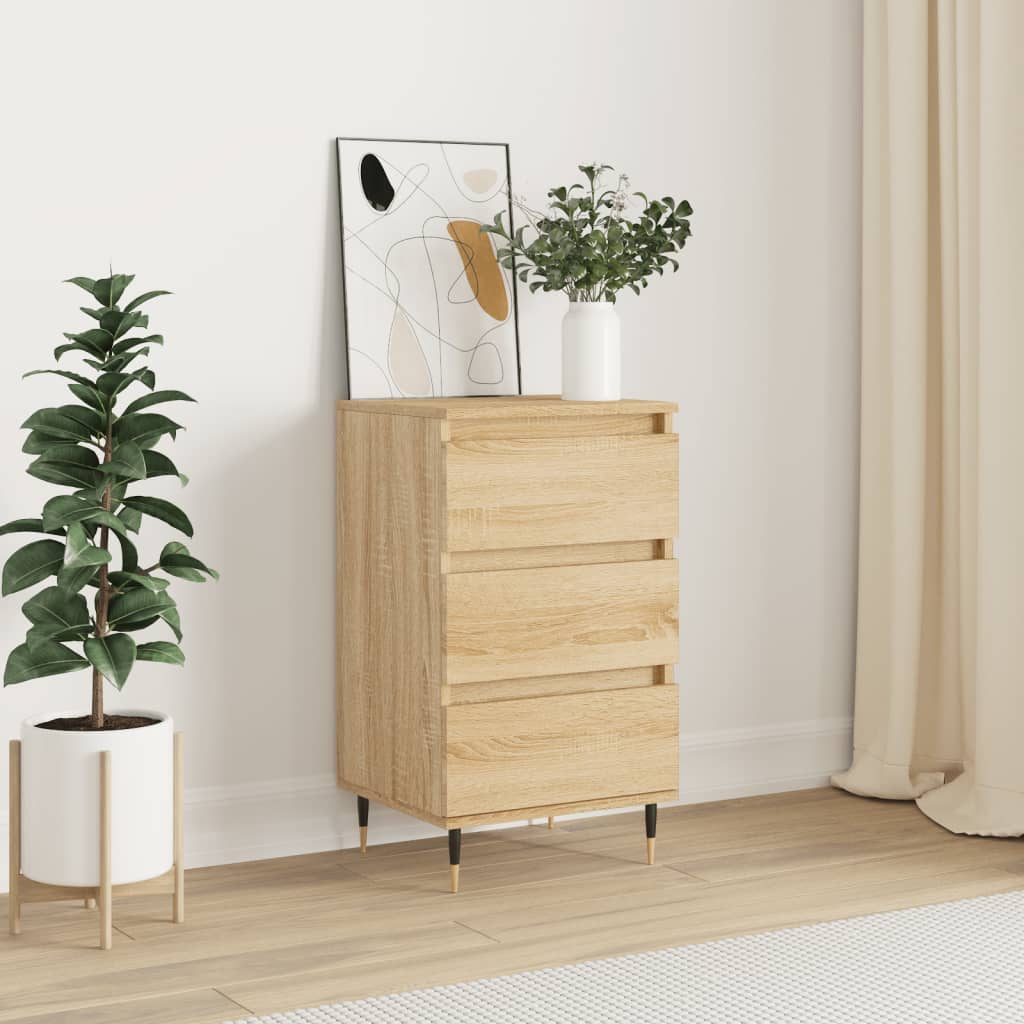 Buffet chêne sonoma 40x35x70 cm bois d'ingénierie - XIOS