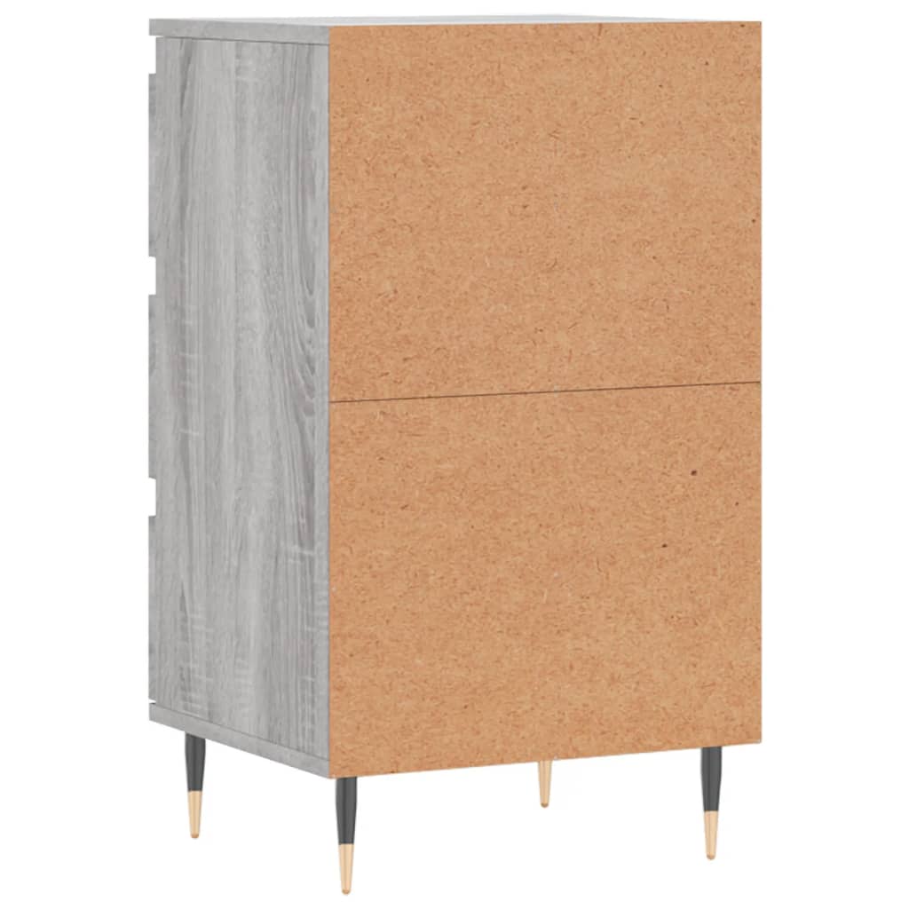 Buffet sonoma gris 40x35x70 cm bois d'ingénierie - XIOS