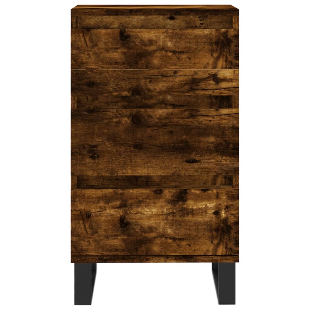Buffet chêne fumé 40x35x70 cm bois d'ingénierie - XIOS