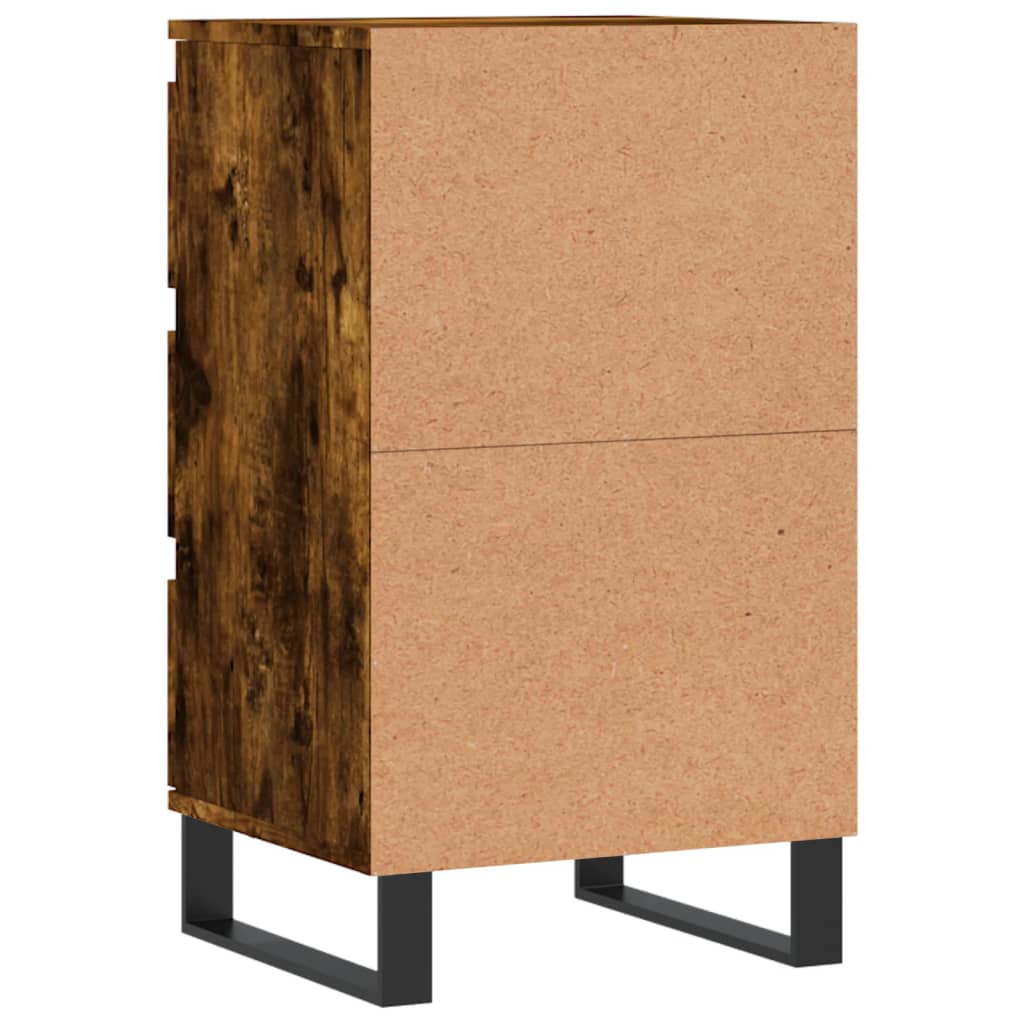 Buffet chêne fumé 40x35x70 cm bois d'ingénierie - XIOS