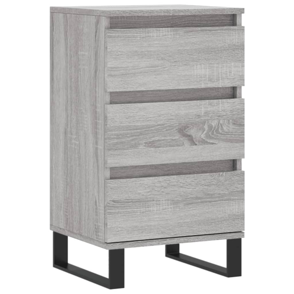 Buffet sonoma gris 40x35x70 cm bois d'ingénierie - XIOS
