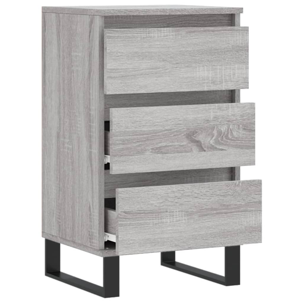 Buffet sonoma gris 40x35x70 cm bois d'ingénierie - XIOS