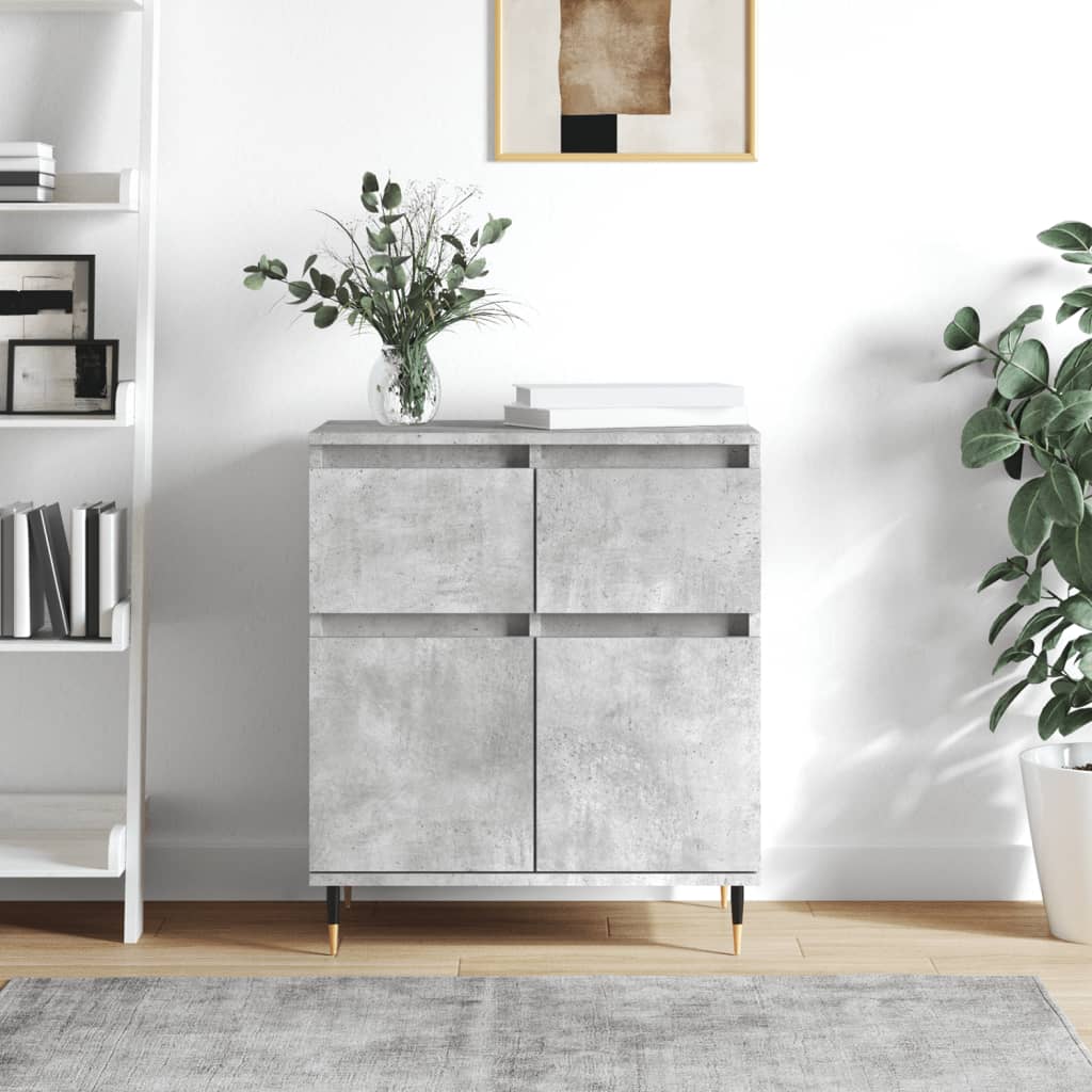 Buffet Gris béton 60x35x70 cm Bois d'ingénierie - XIOS