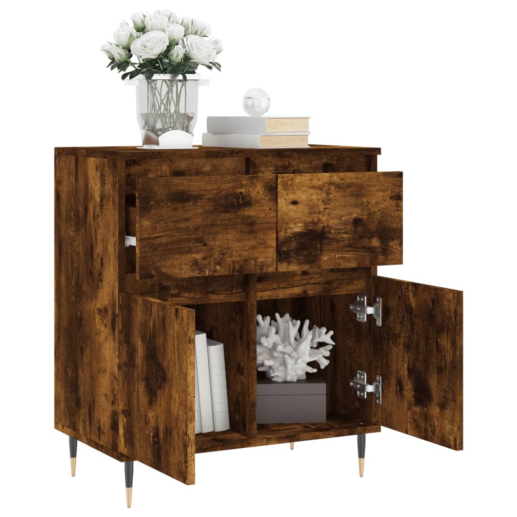 Buffet Chêne fumé 60x35x70 cm Bois d'ingénierie - XIOS