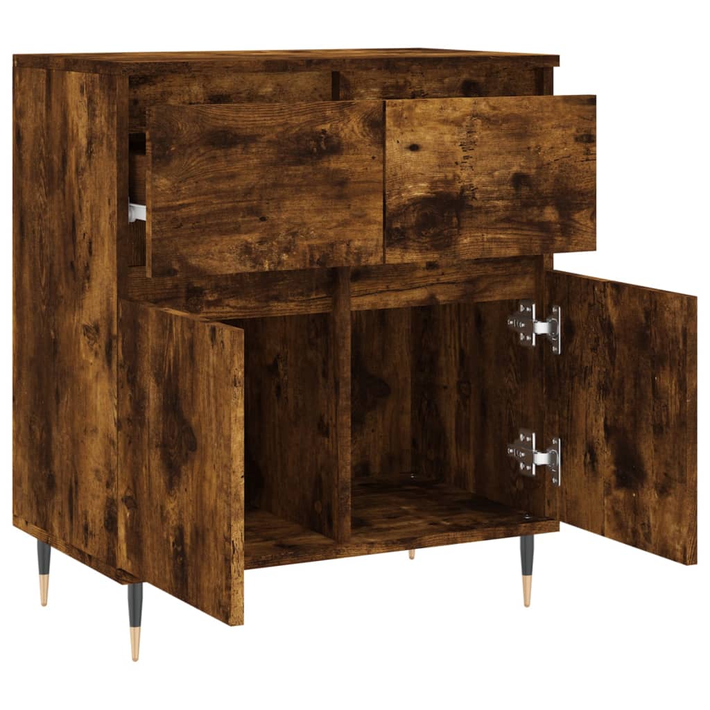 Buffet Chêne fumé 60x35x70 cm Bois d'ingénierie - XIOS