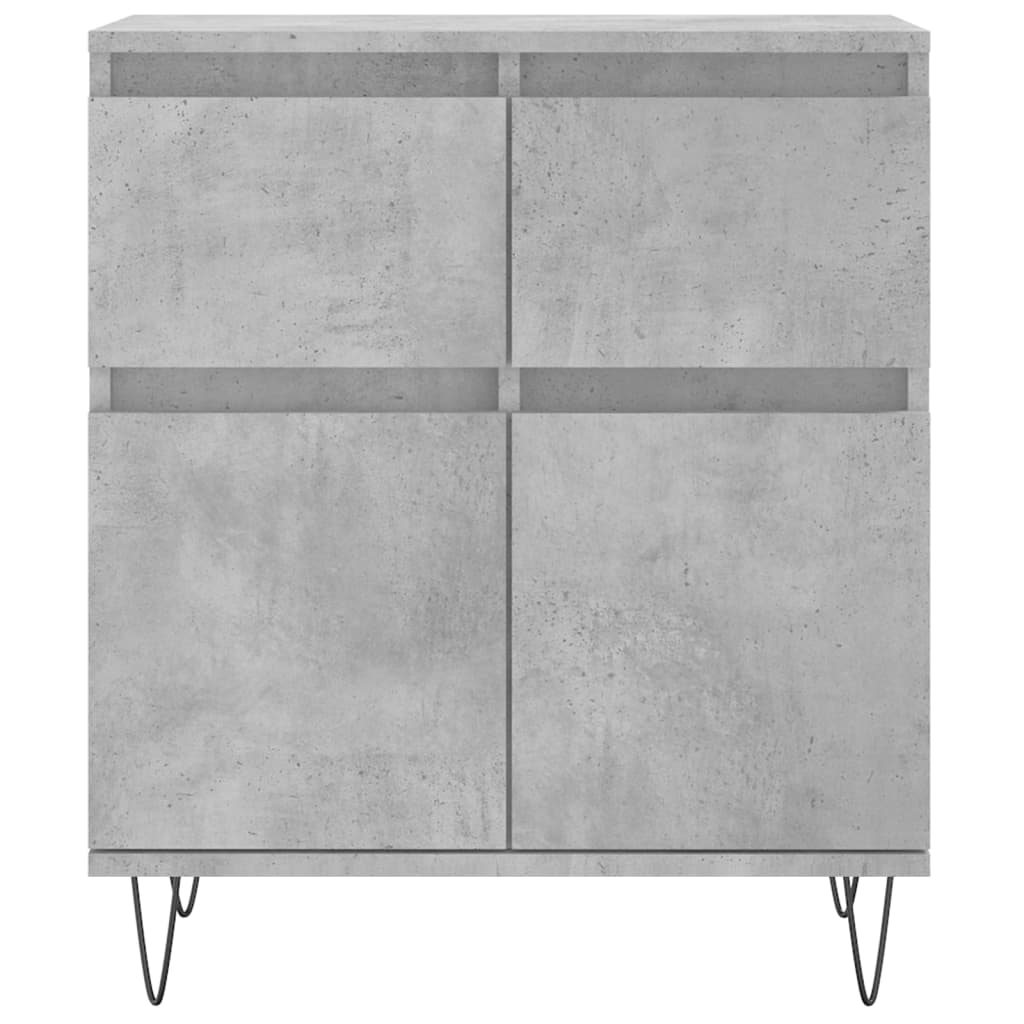Buffet Gris béton 60x35x70 cm Bois d'ingénierie - XIOS