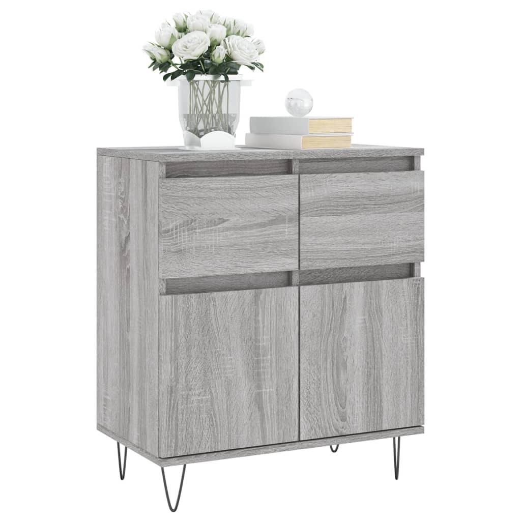 Buffet Sonoma gris 60x35x70 cm Bois d'ingénierie - XIOS