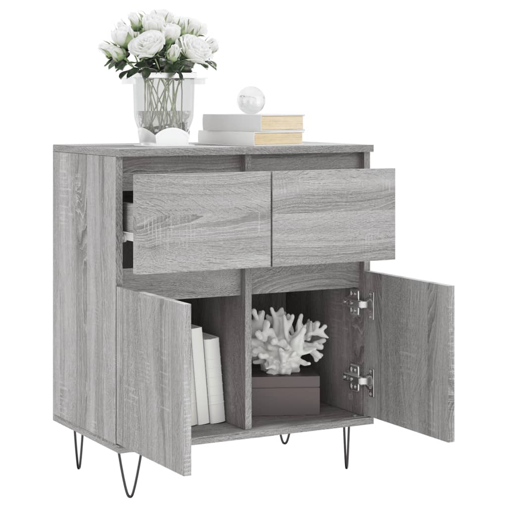 Buffet Sonoma gris 60x35x70 cm Bois d'ingénierie - XIOS