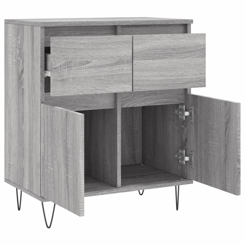 Buffet Sonoma gris 60x35x70 cm Bois d'ingénierie - XIOS