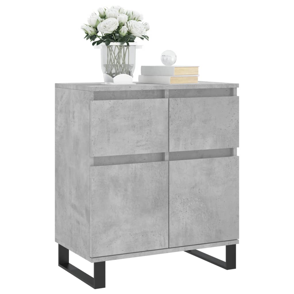 Buffet Gris béton 60x35x70 cm Bois d'ingénierie - XIOS