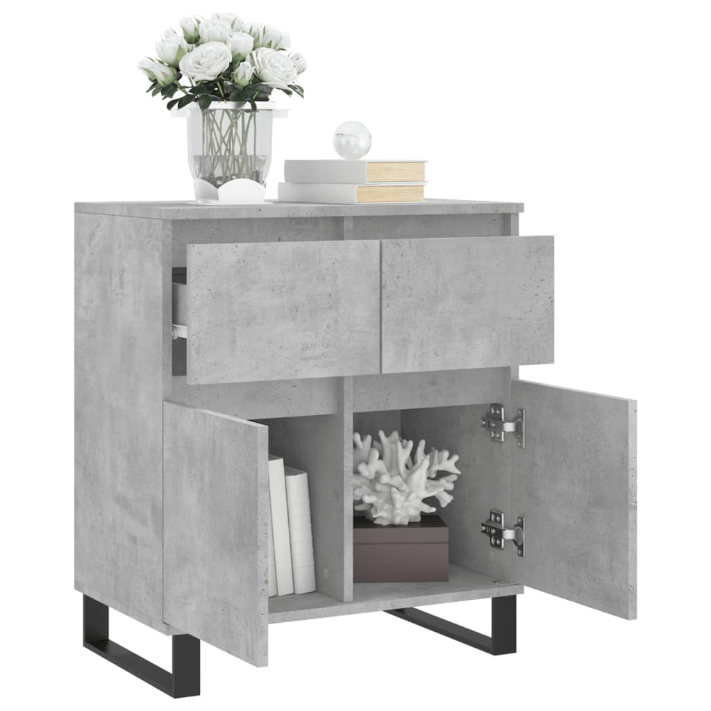 Buffet Gris béton 60x35x70 cm Bois d'ingénierie - XIOS