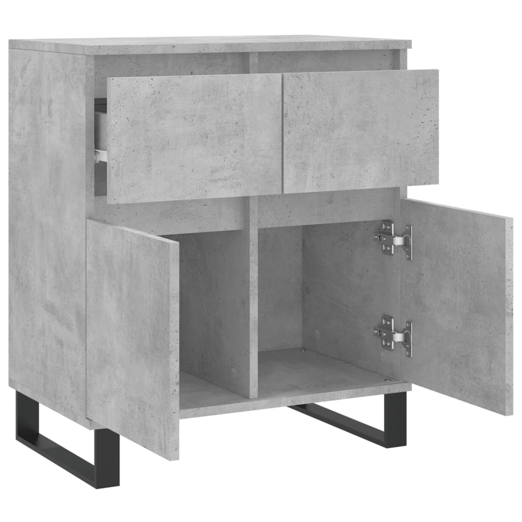 Buffet Gris béton 60x35x70 cm Bois d'ingénierie - XIOS