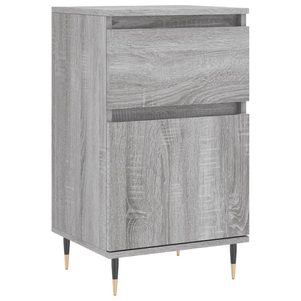 Buffet sonoma gris 40x35x70 cm bois d'ingénierie - XIOS