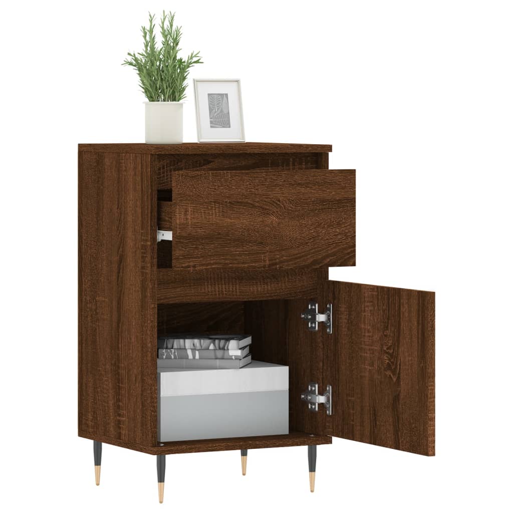 Buffet chêne marron 40x35x70 cm bois d'ingénierie - XIOS