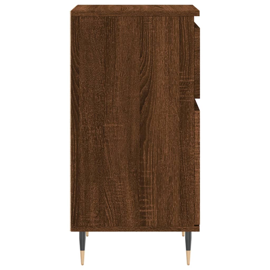 Buffet chêne marron 40x35x70 cm bois d'ingénierie - XIOS