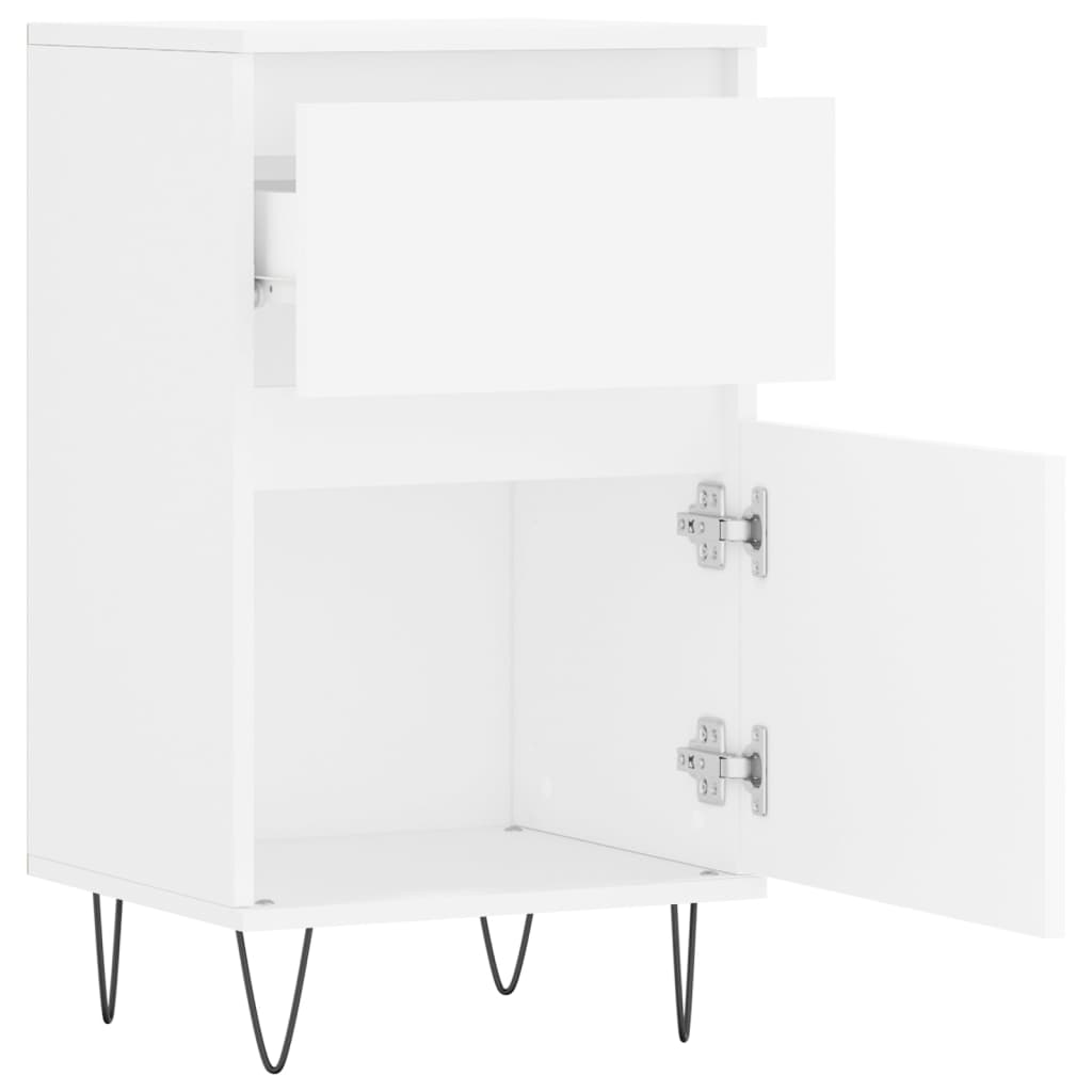 Buffet blanc 40x35x70 cm bois d’ingénierie - XIOS