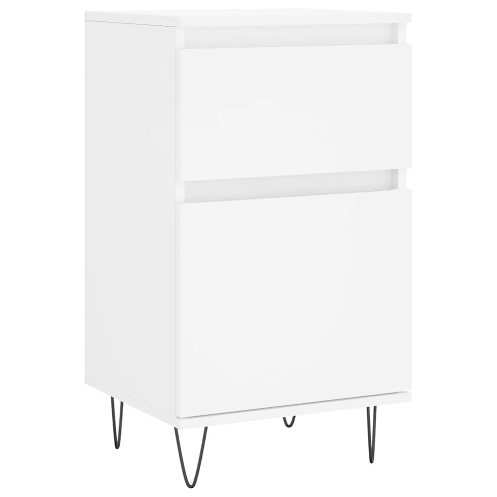 Buffets 2 pcs blanc 40x35x70 cm bois d’ingénierie - XIOS