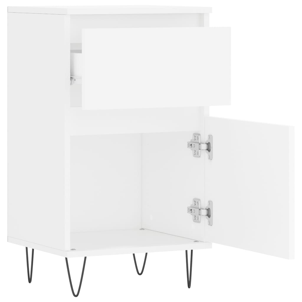 Buffets 2 pcs blanc 40x35x70 cm bois d’ingénierie - XIOS