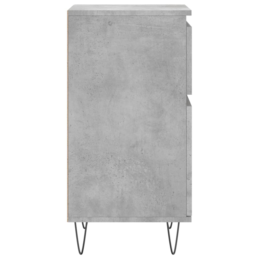 Buffet gris béton 40x35x70 cm bois d'ingénierie - XIOS