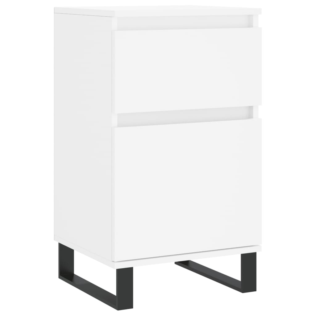 Buffet blanc 40x35x70 cm bois d’ingénierie - XIOS
