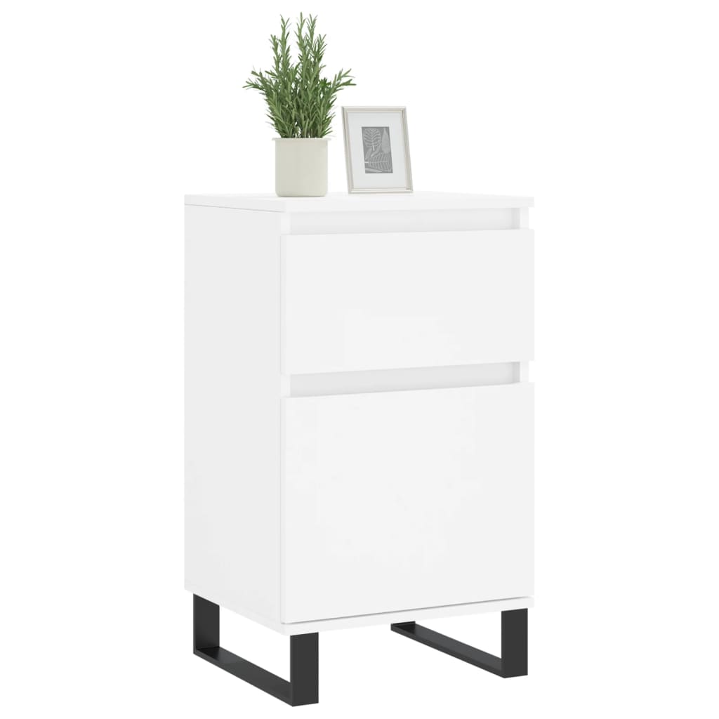 Buffet blanc 40x35x70 cm bois d’ingénierie - XIOS