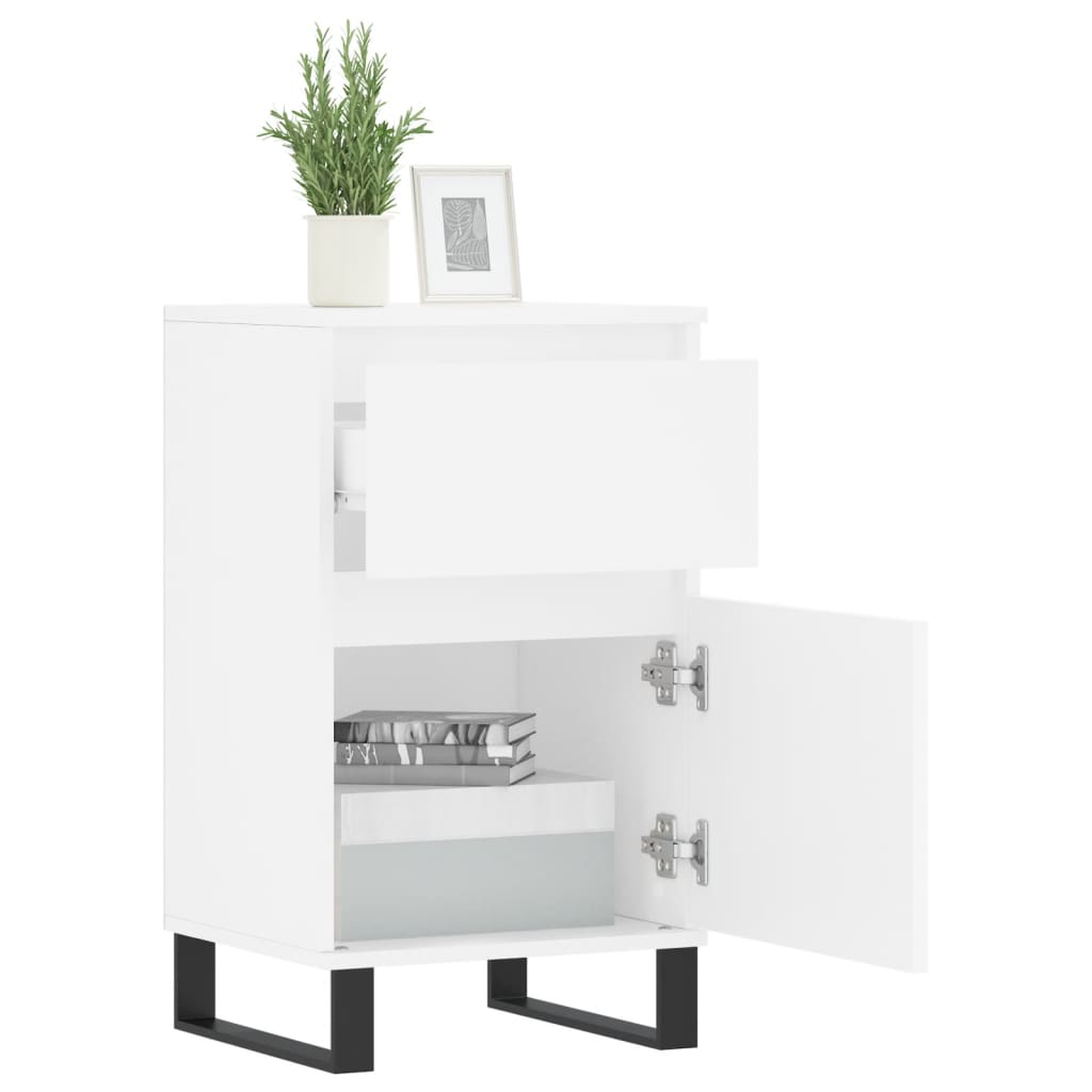 Buffet blanc 40x35x70 cm bois d’ingénierie - XIOS