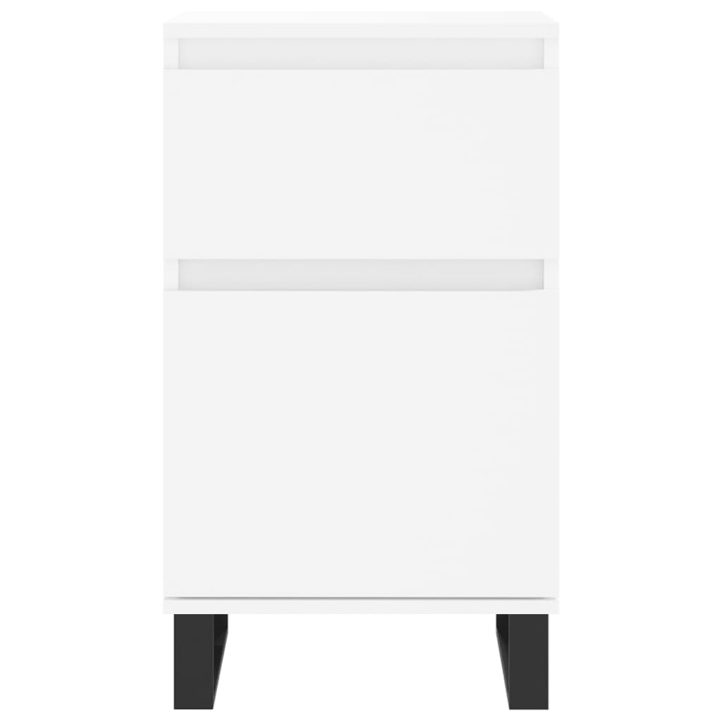 Buffet blanc 40x35x70 cm bois d’ingénierie - XIOS