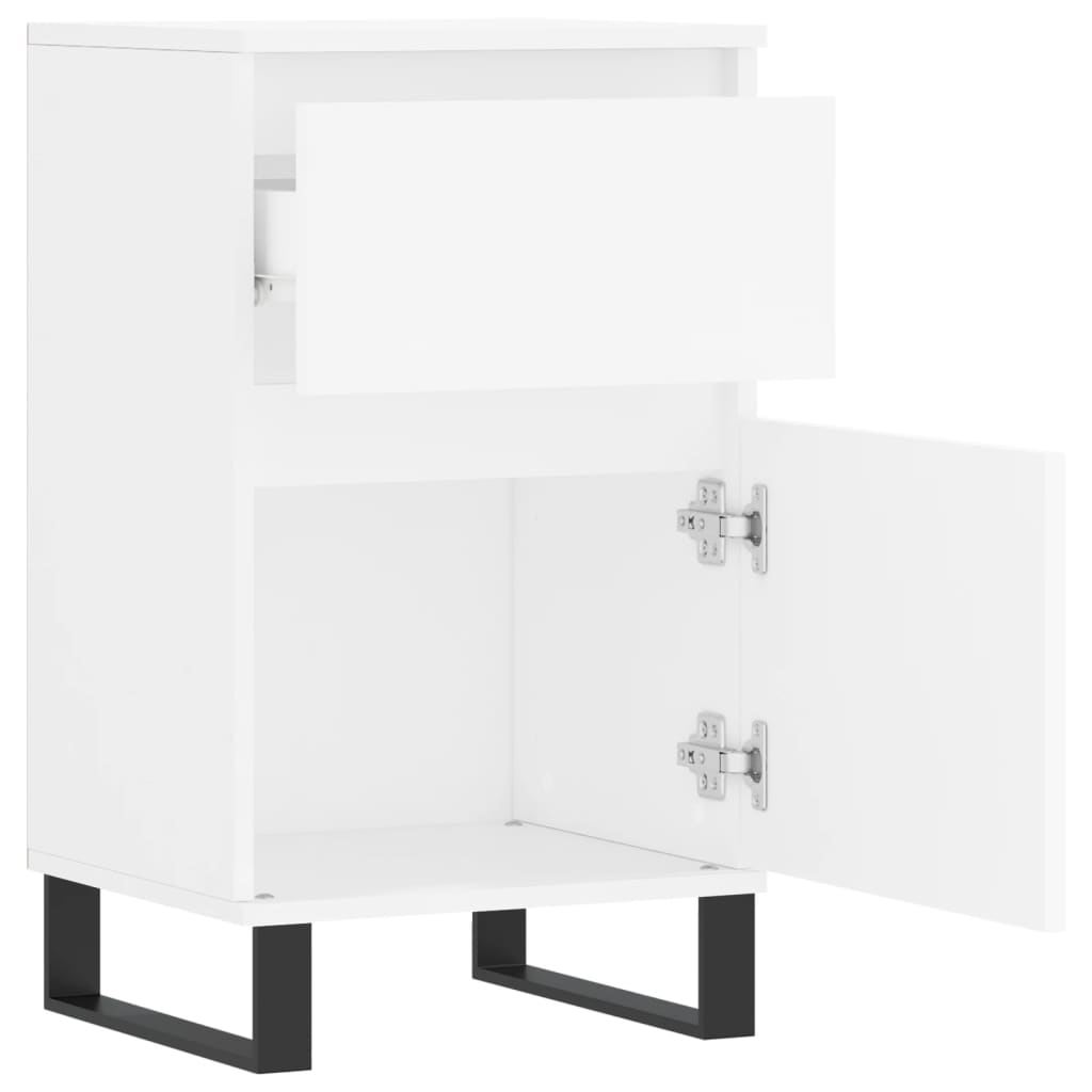 Buffet blanc 40x35x70 cm bois d’ingénierie - XIOS