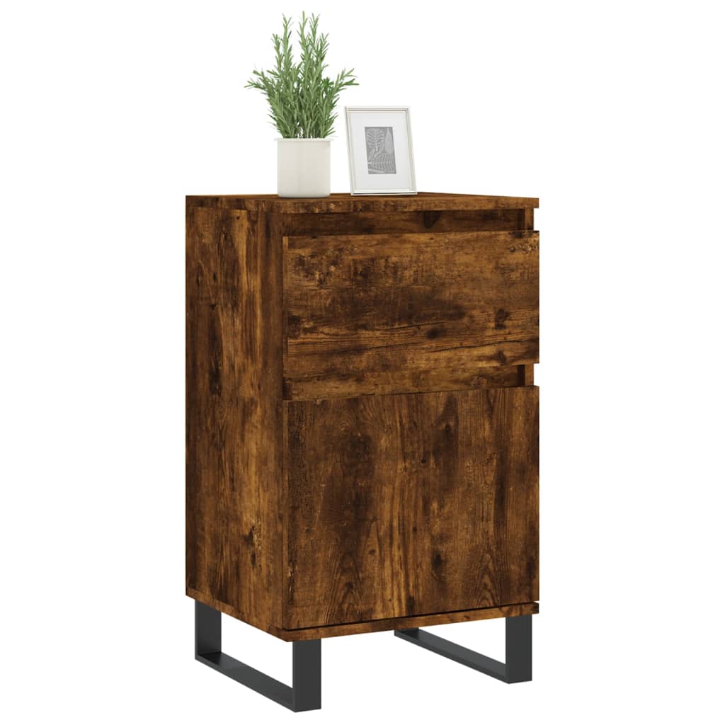 Buffet chêne fumé 40x35x70 cm bois d'ingénierie - XIOS