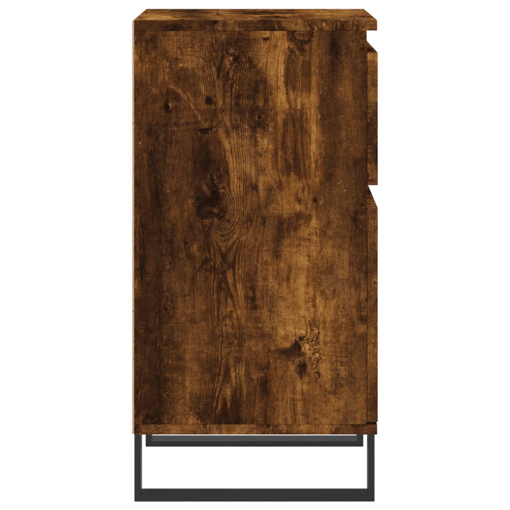 Buffet chêne fumé 40x35x70 cm bois d'ingénierie - XIOS