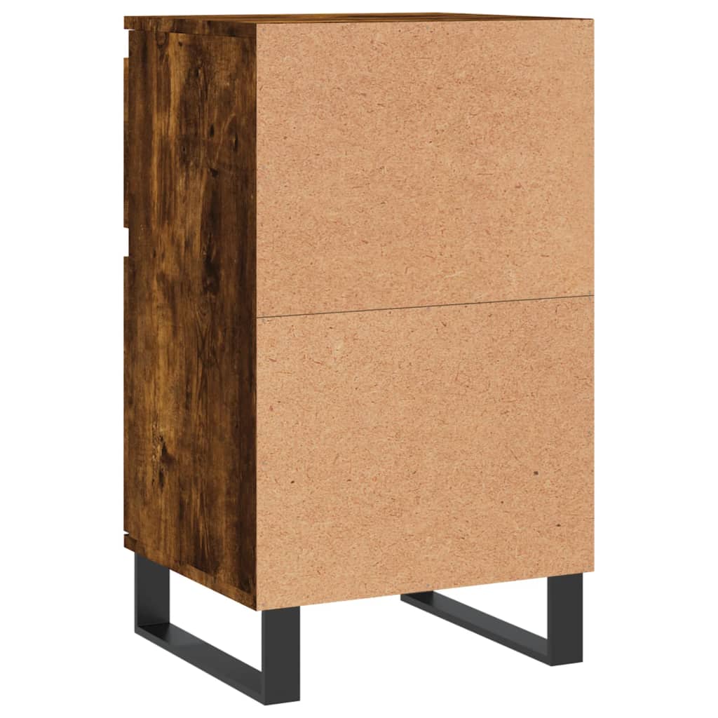 Buffet chêne fumé 40x35x70 cm bois d'ingénierie - XIOS