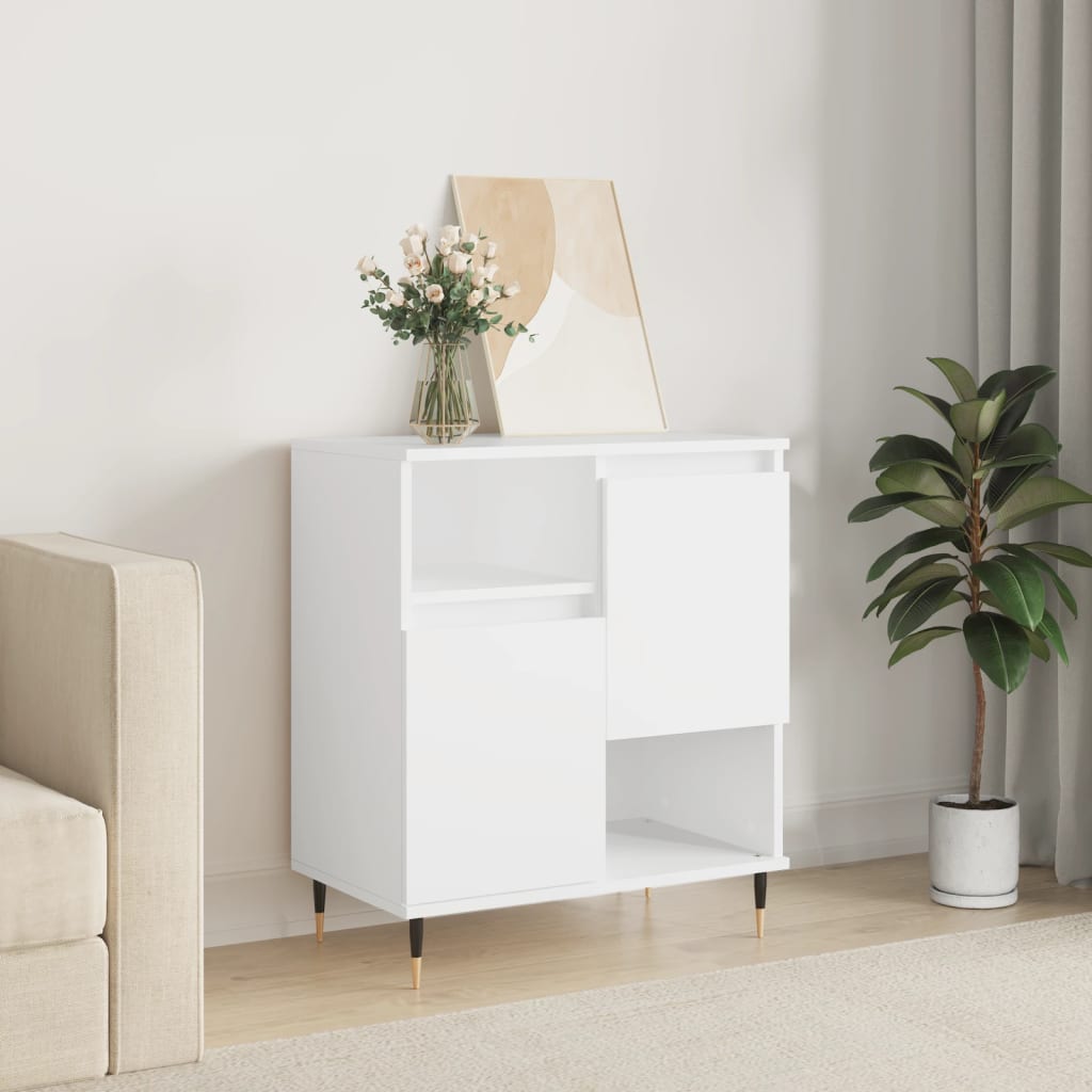 Buffet Blanc 60x35x70 cm Bois d'ingénierie - XIOS