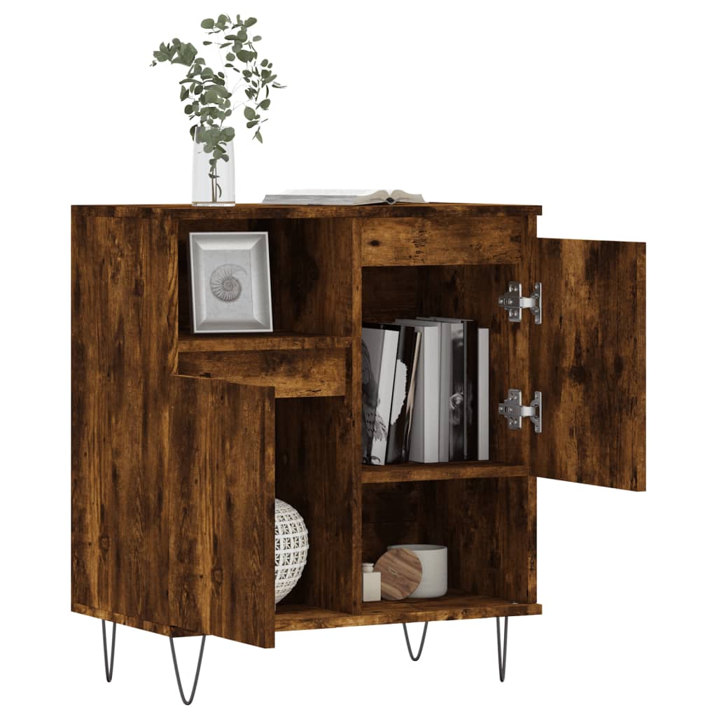 Buffet Chêne fumé 60x35x70 cm Bois d'ingénierie - XIOS