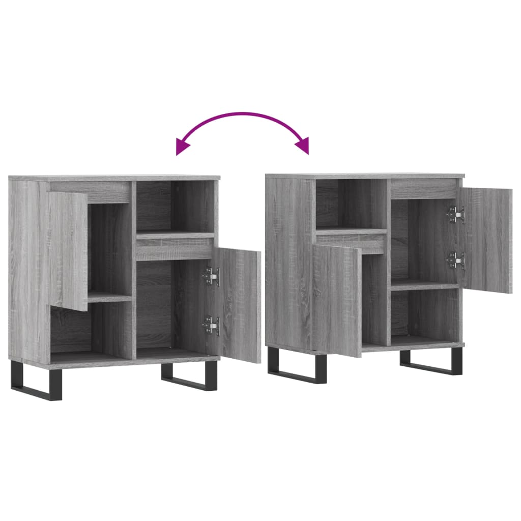 Buffet Sonoma gris 60x35x70 cm Bois d'ingénierie - XIOS