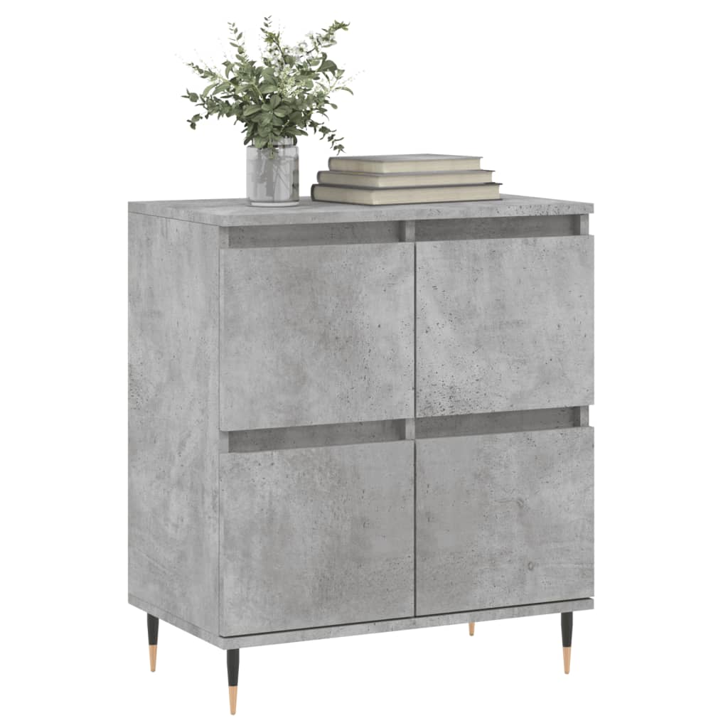 Buffet Gris béton 60x35x70 cm Bois d'ingénierie - XIOS