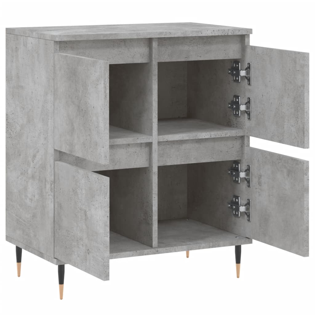 Buffet Gris béton 60x35x70 cm Bois d'ingénierie - XIOS