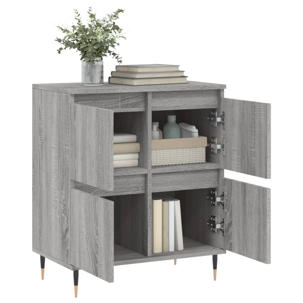 Buffet Sonoma gris 60x35x70 cm Bois d'ingénierie - XIOS