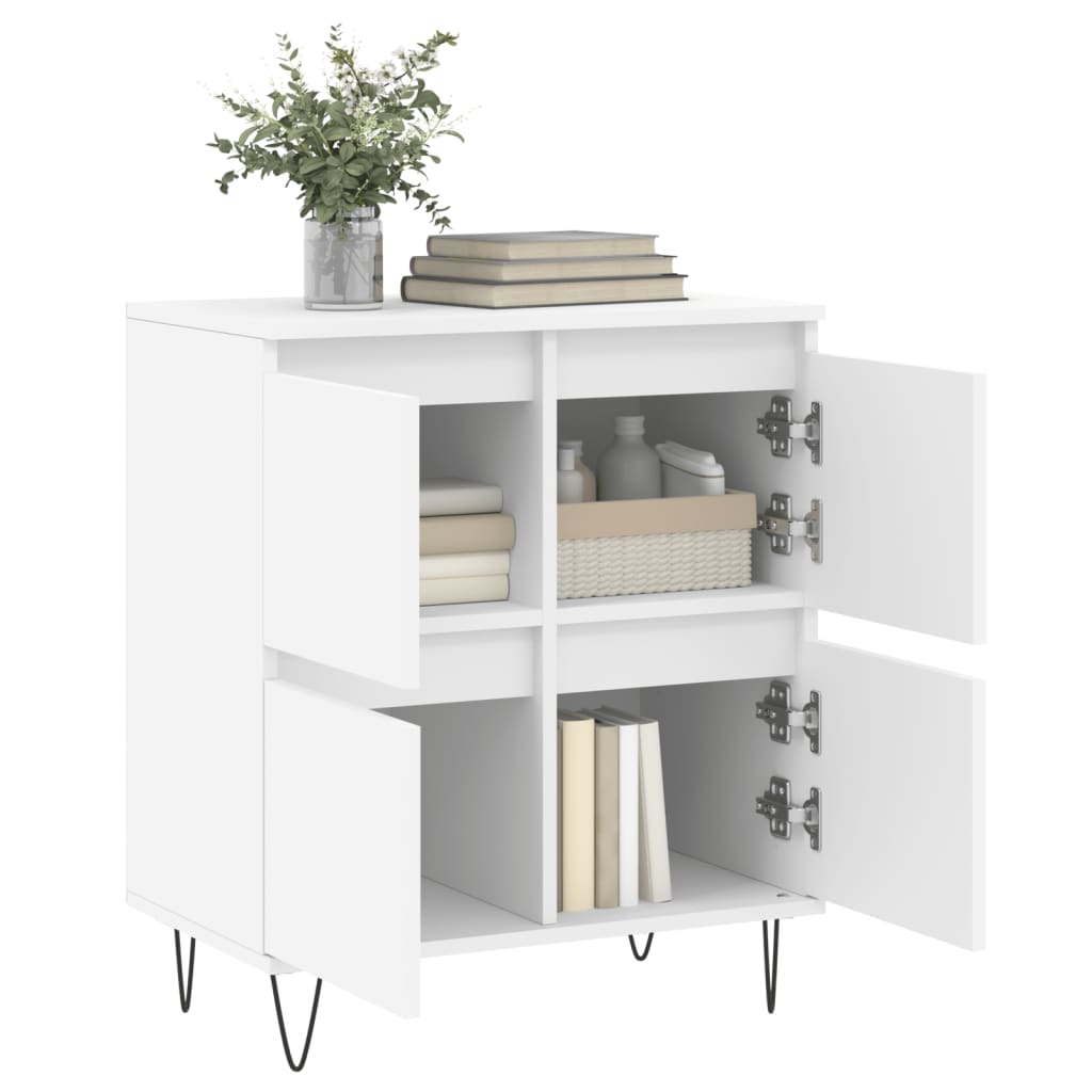 Buffet Blanc 60x35x70 cm Bois d'ingénierie - XIOS