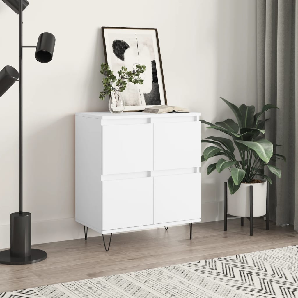 Buffet Blanc 60x35x70 cm Bois d'ingénierie - XIOS