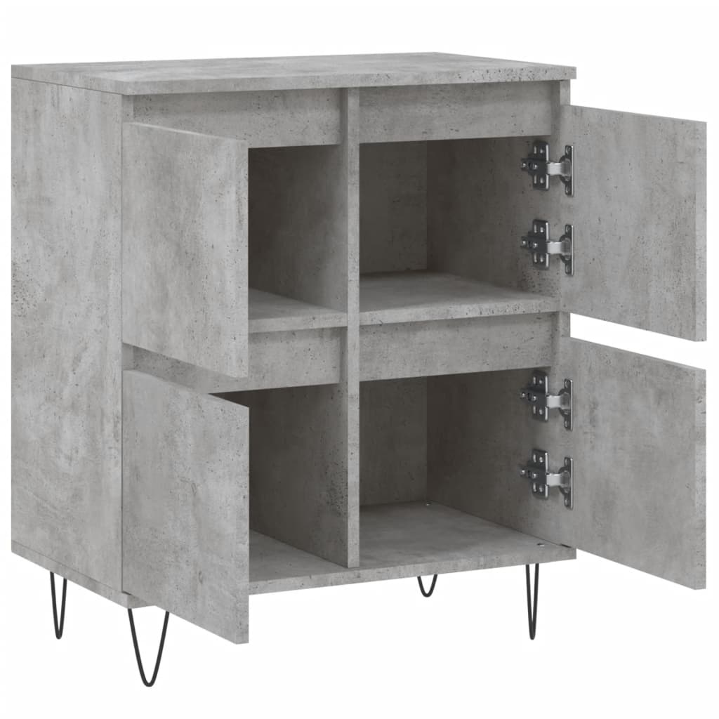 Buffet Gris béton 60x35x70 cm Bois d'ingénierie - XIOS