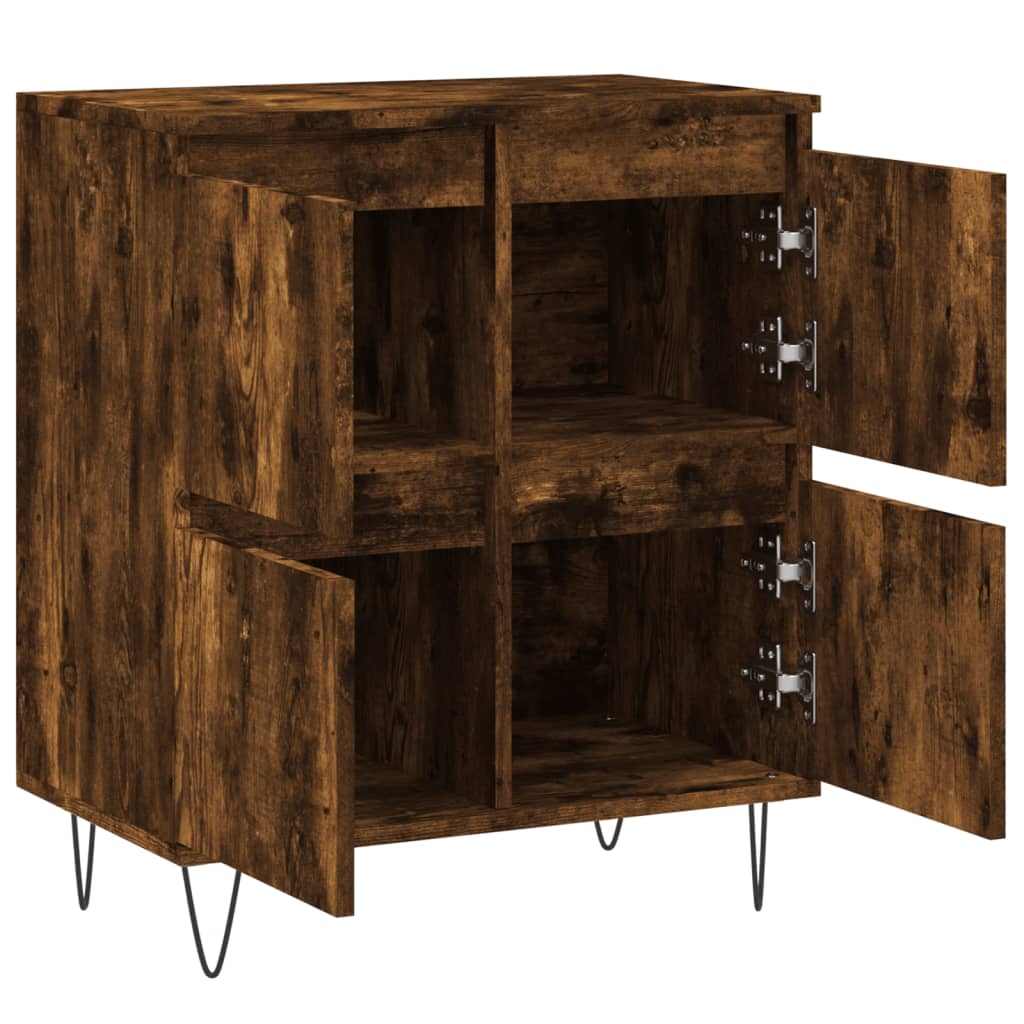 Buffet Chêne fumé 60x35x70 cm Bois d'ingénierie - XIOS