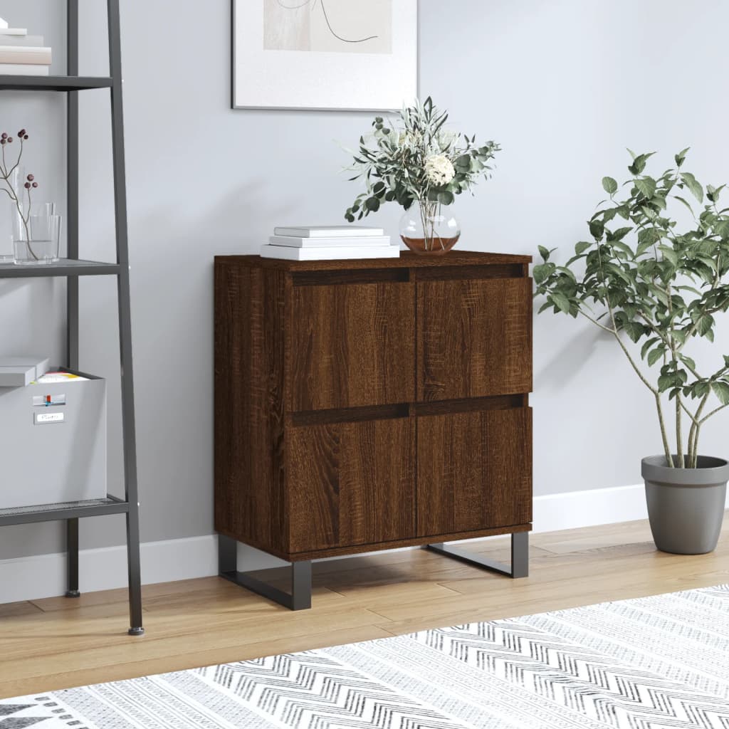 Buffet Chêne marron 60x35x70 cm Bois d'ingénierie - XIOS