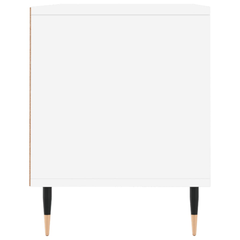 Meuble TV blanc 100x34,5x44,5 cm bois d'ingénierie Meubles TV vidaXL   
