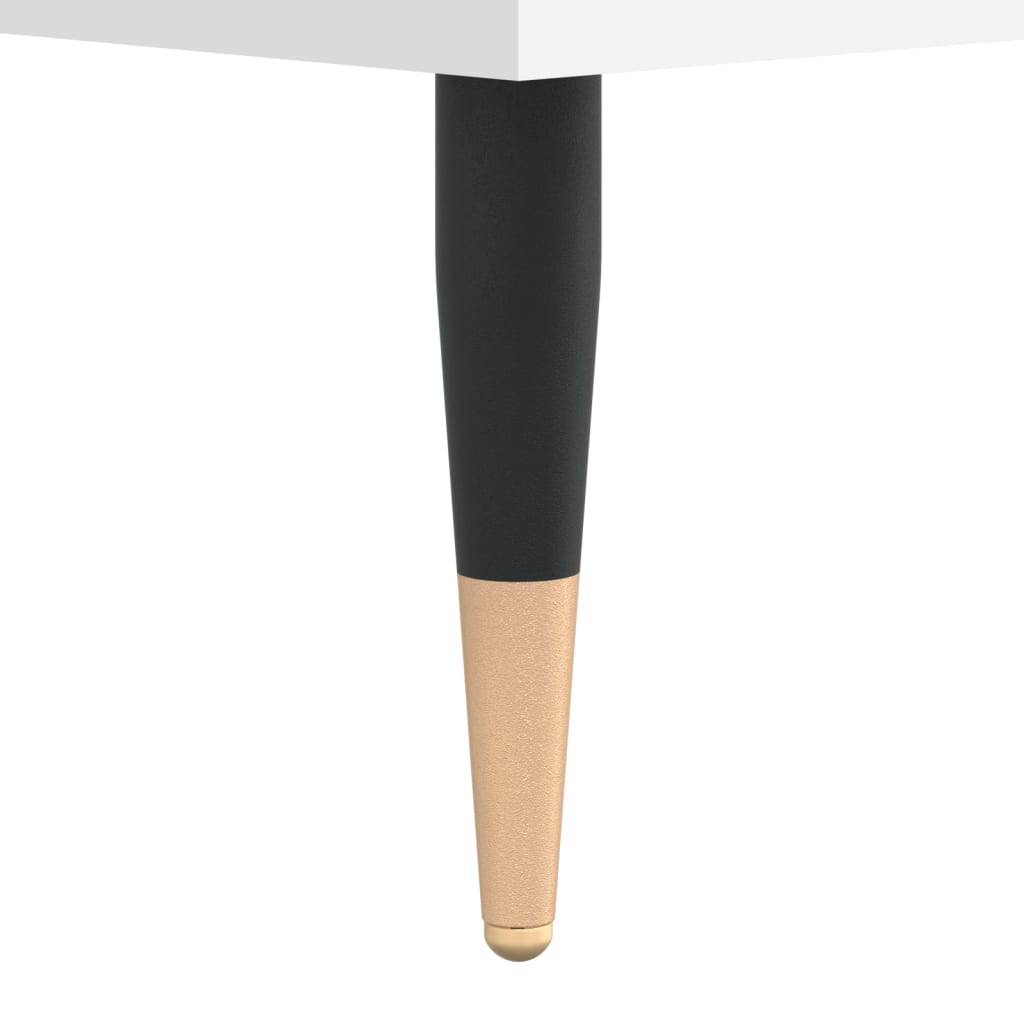 Meuble TV blanc 100x34,5x44,5 cm bois d'ingénierie Meubles TV vidaXL   