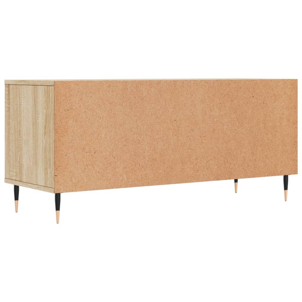 Meuble TV chêne sonoma 100x34,5x44,5 cm bois d'ingénierie - XIOS